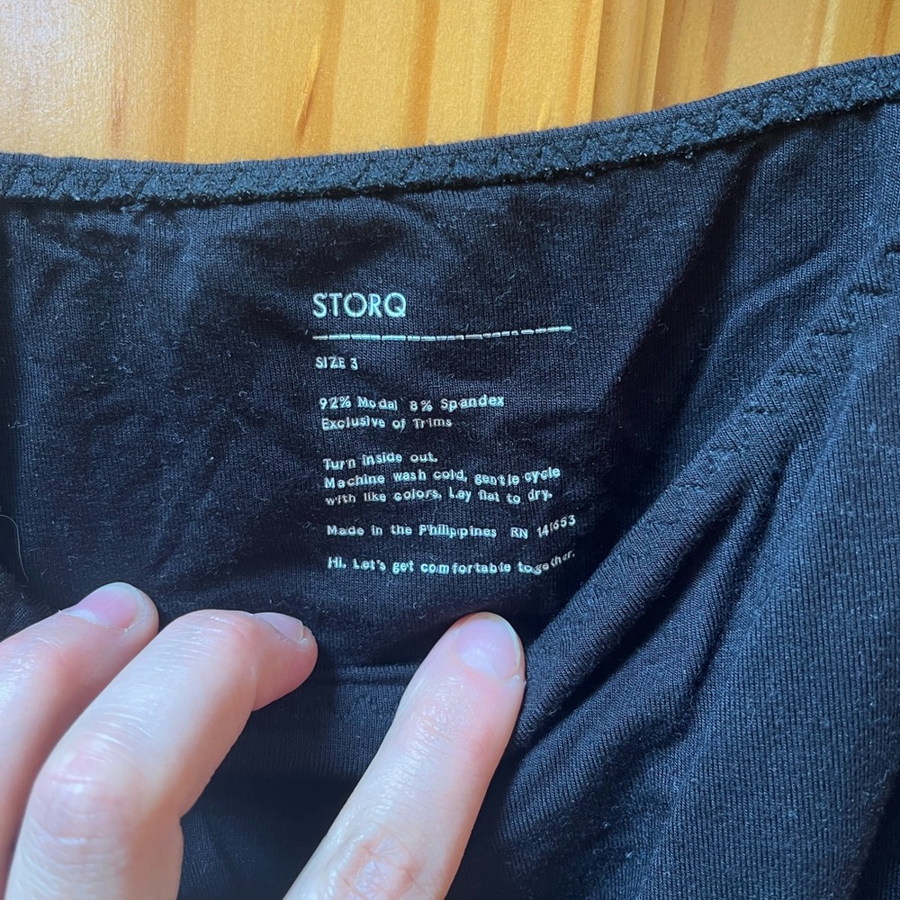 Storq Black soft touch nursing tank